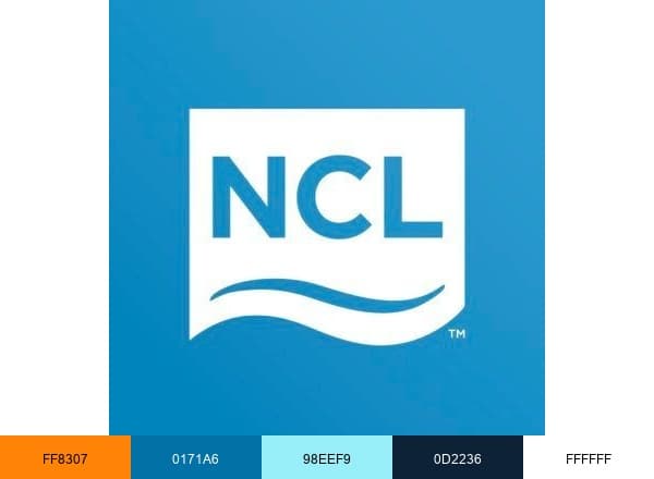 Cruise Norwegian brand color palette
