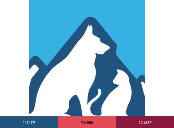 Carolina Animal Specialty & Emergency brand color palette