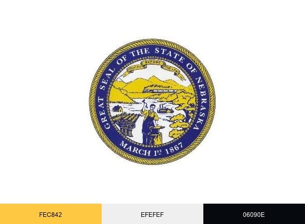 NE Governor's Office brand color palette