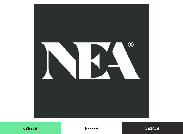 New Enterprise Associates (NEA) brand color palette