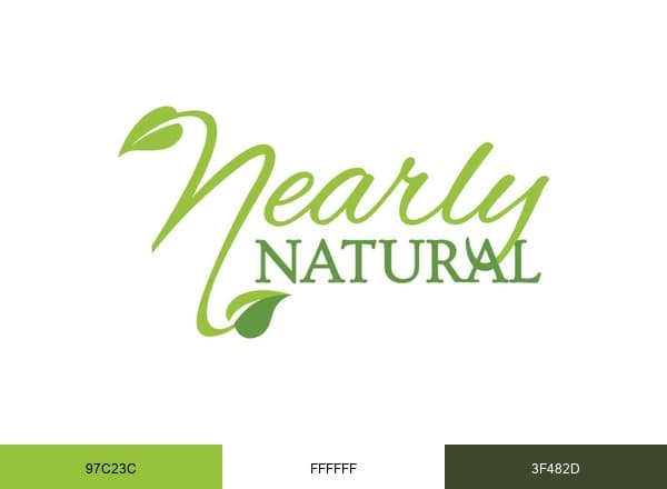 Nearly Natural brand color palette