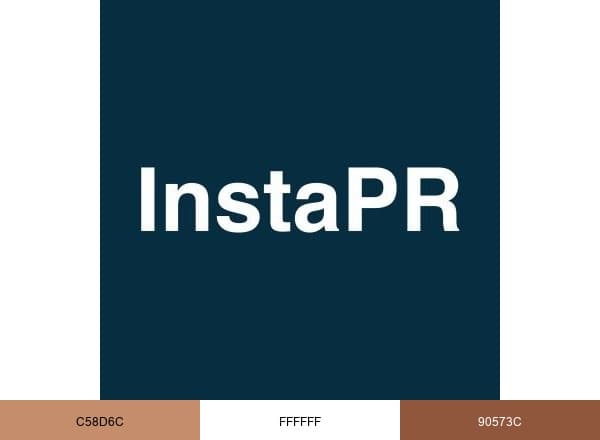 InstaPR brand color palette