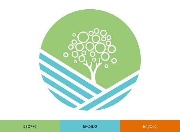 Neilson Park Creative Centre brand color palette