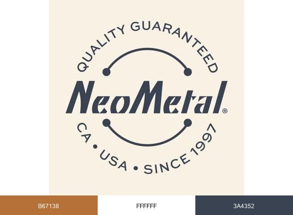 NeoMetal brand color palette