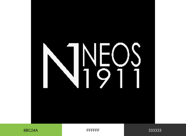 Neos 1911 brand color palette