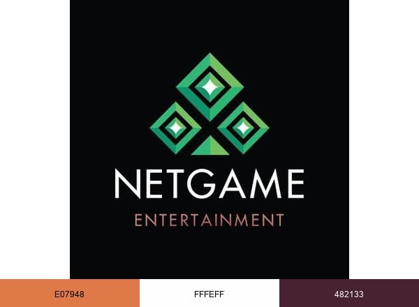 NetGame Entertainment brand color palette