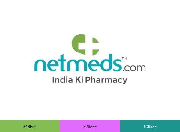 Netmeds brand color palette