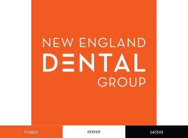 New England Dental Group brand color palette