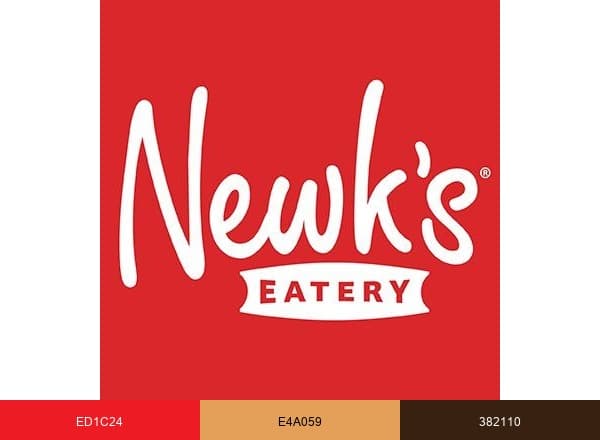 Newks Eatery brand color palette