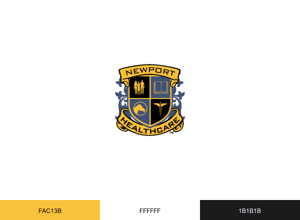 Newport Healthcare brand color palette