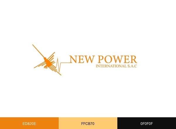New Power International SAC brand color palette
