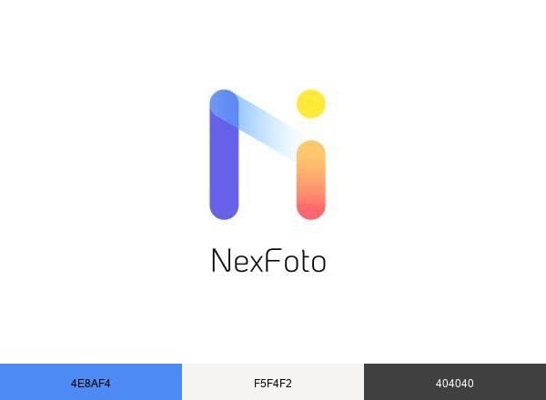 NexFoto brand color palette