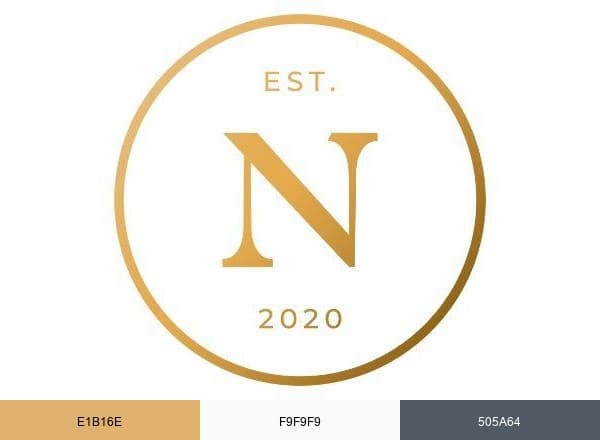 Nez Living・Sophisticated & Sustainable Stationery brand color palette