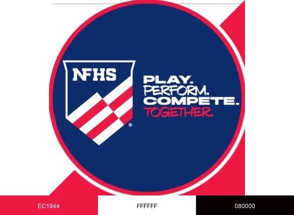 NFHS brand color palette