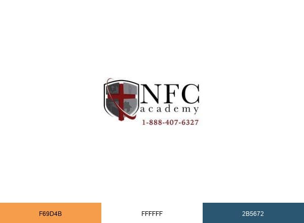 NFC Academy brand color palette