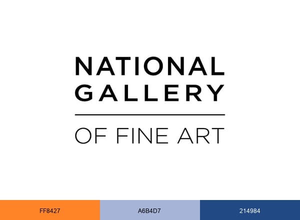 National Gallery of Fine Art brand color palette