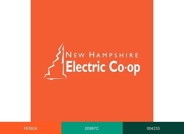 New Hampshire Electric Cooperative brand color palette