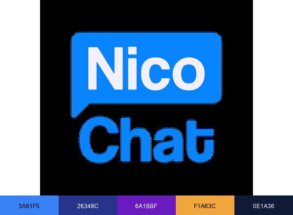 NicoChat brand color palette