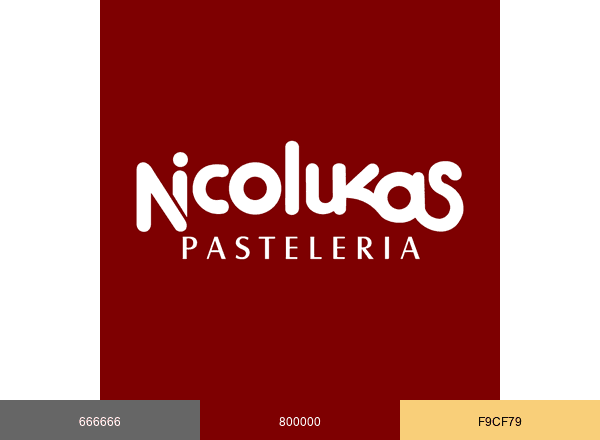Nicolukas Pastelería brand color palette