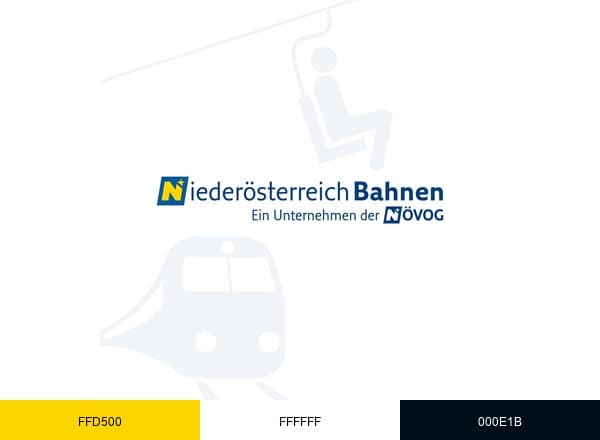 Niederösterreich Bahnen brand color palette