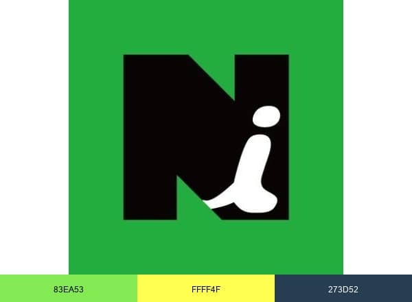 NiEW brand color palette
