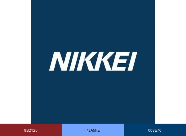 日本経済新聞 電子版 brand color palette