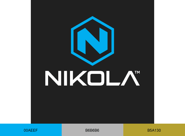 Nikola Motor Company brand color palette