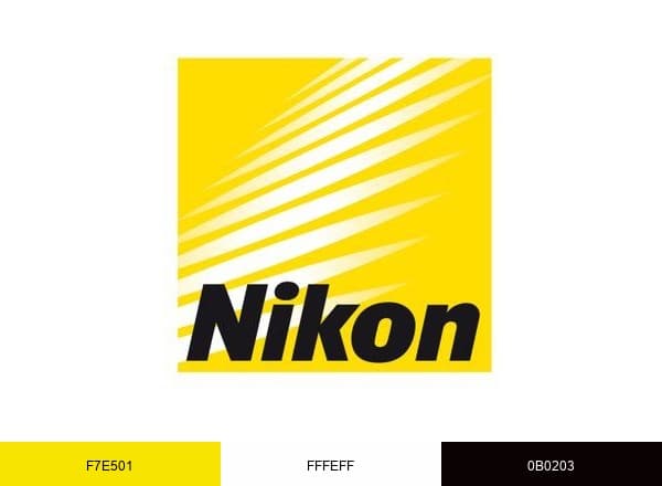 Nikon France brand color palette