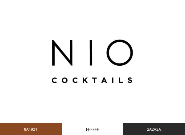 NIO Cocktails brand color palette