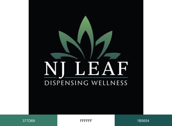 NJ Leaf brand color palette