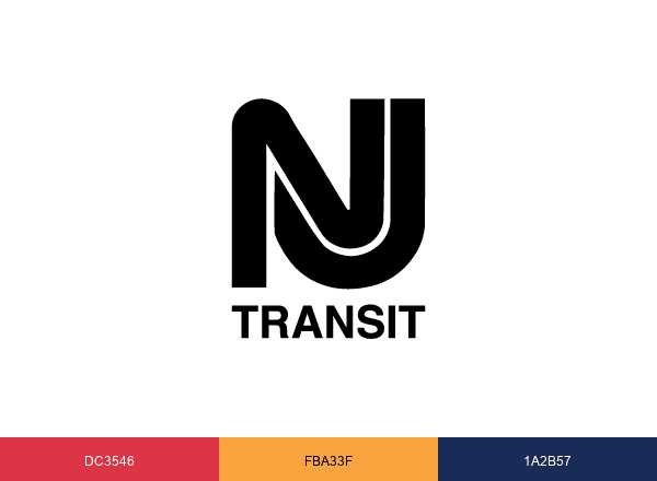 NJ TRANSIT brand color palette