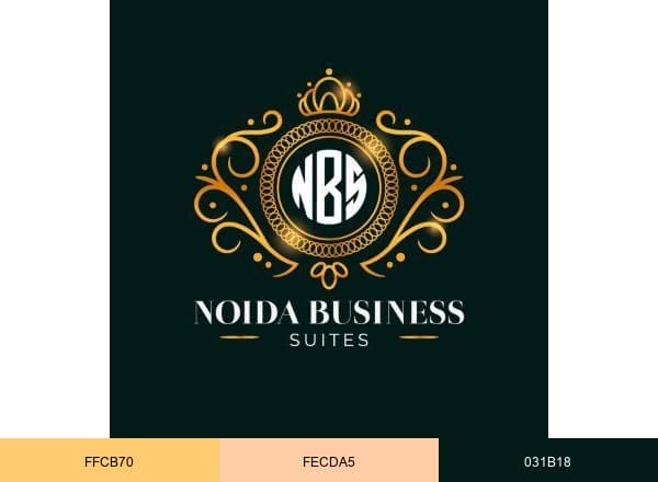 Noida Business Suites brand color palette