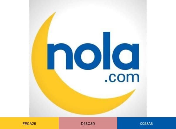 NOLA.com brand color palette