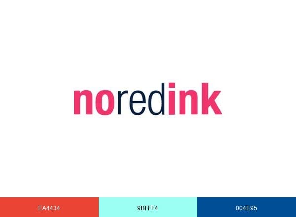 NoRedInk brand color palette