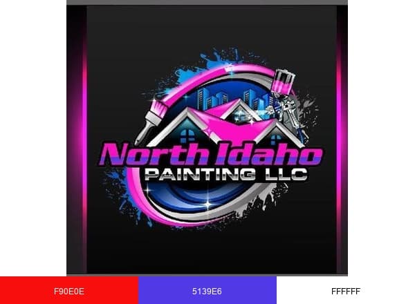 North Idaho Painting LLC brand color palette