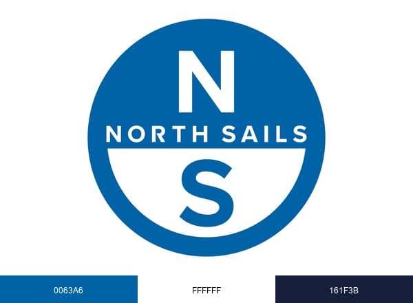 North Sails brand color palette