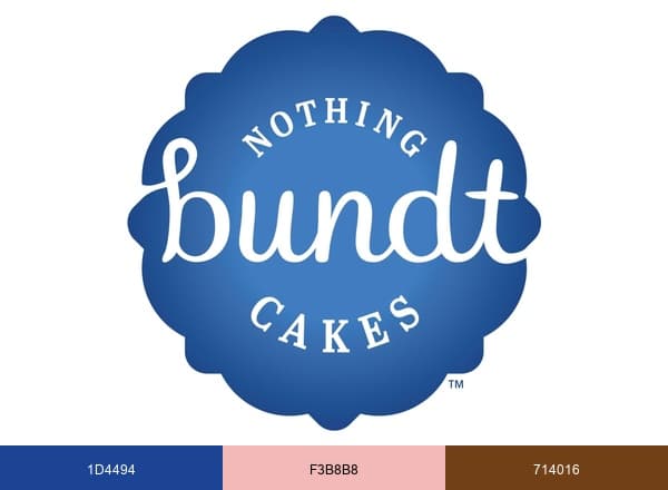 Nothing Bundt Cakes brand color palette