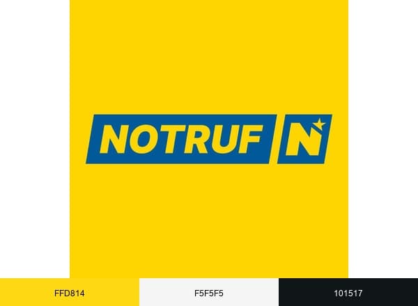 Notruf NÖ brand color palette