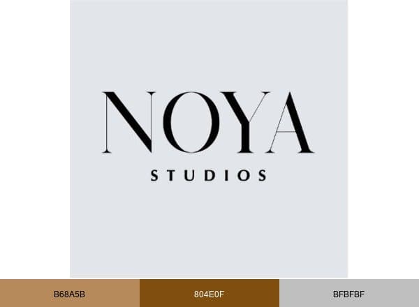 NOYA Studios brand color palette
