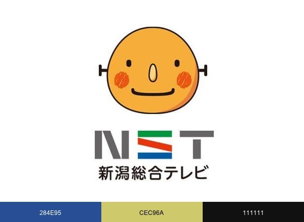 ＮＳＴ 新潟総合テレビ brand color palette