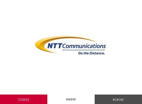 NTT Communications brand color palette