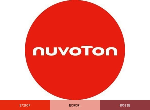 Nuvoton Technology brand color palette