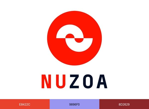 NUZOA brand color palette