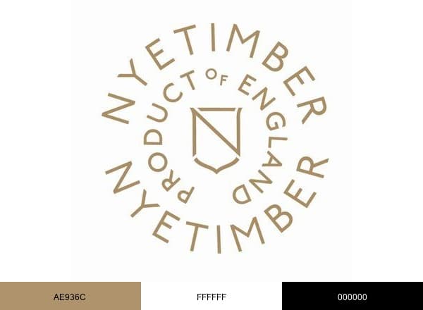 Nyetimber brand color palette