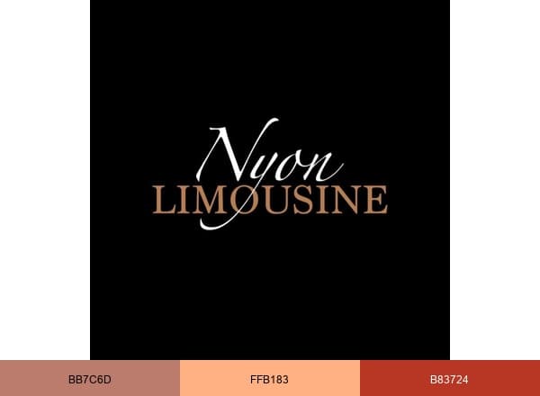 Nyon Limousine brand color palette