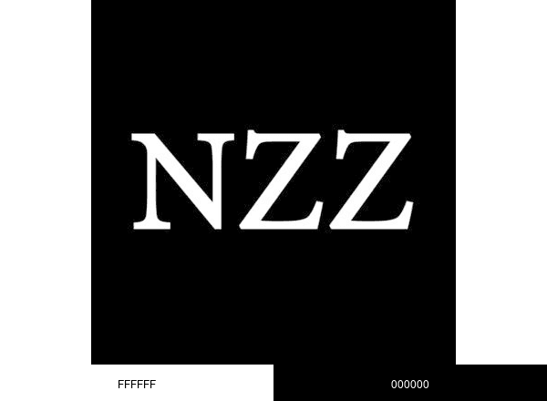 NZZ brand color palette