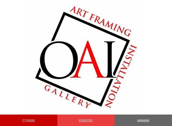 OAI Art Services brand color palette