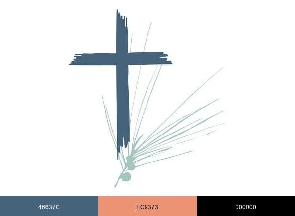 Oak Flats Anglican brand color palette