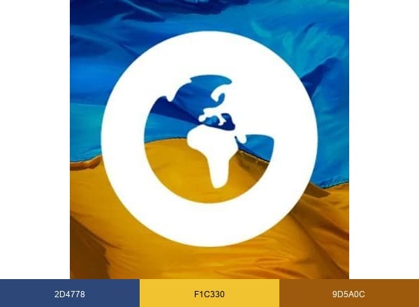 OBOZ.UA brand color palette