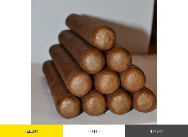 OBT Cigar Inc. brand color palette